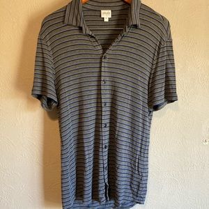 Armani collection short sleeve button down